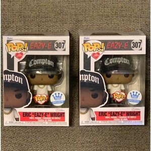 Lot of 2 - Funko Pop Eric “Easy-E” Wright #307 Funko.com Exclusive